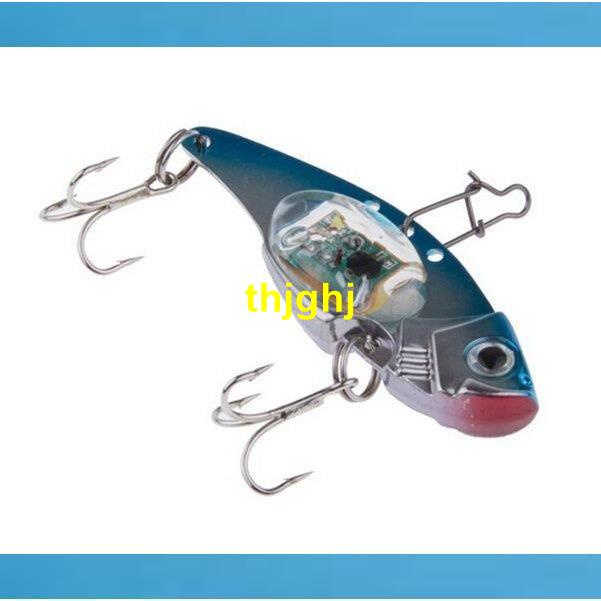 【過兒】水燈 集魚燈 電子魚型VIB LED金屬假餌/硬餌魚餌漁具誘魚燈水底探魚器
