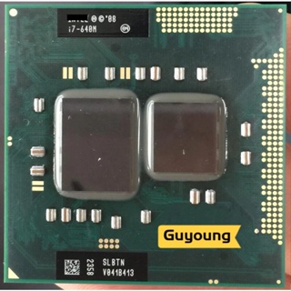 ♔Core i7-640M處理器(4M緩存,2.8GHz~3.46Ghz,i7 640M,SLBTN)TD