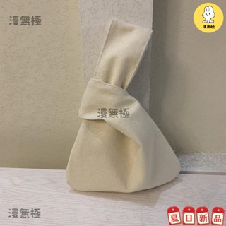 【熱銷免運】手腕包 日式和風手腕包ins手拎包帆布鑰匙零錢包藝文休閒遛彎簡約收納袋-1