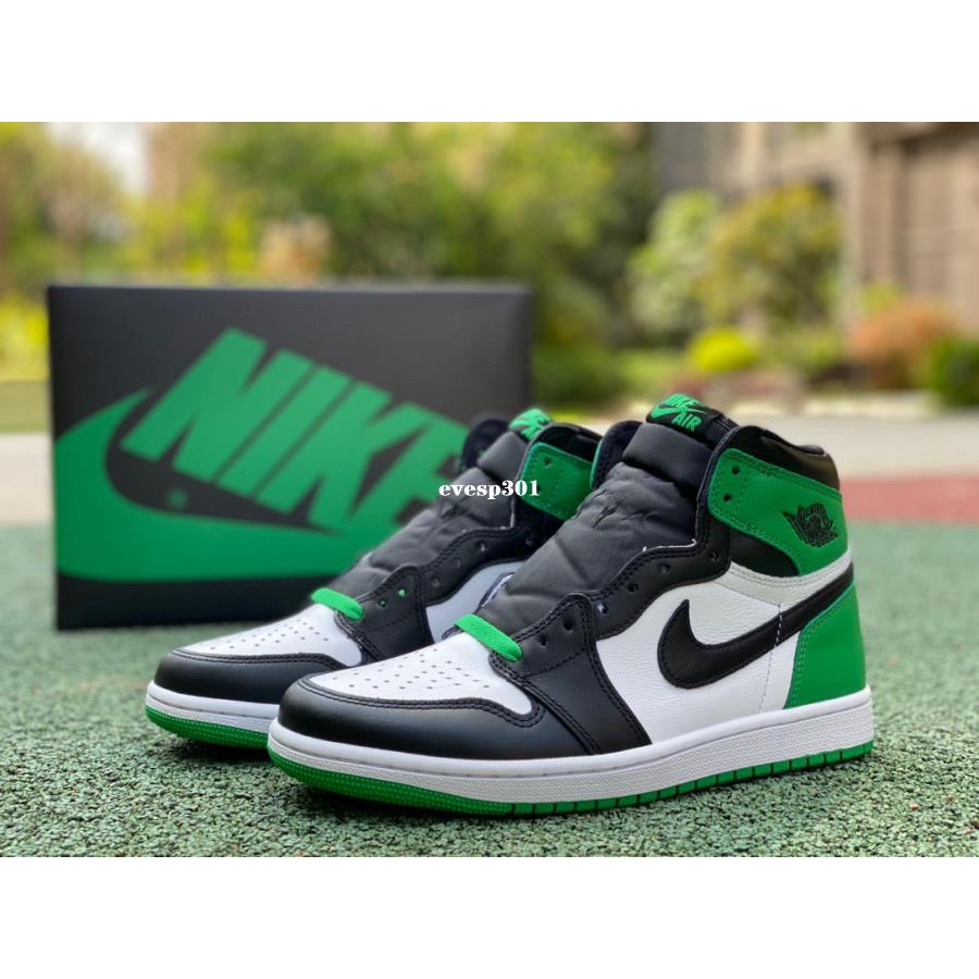 Air Jordan 1“Lucky Green” 黑白綠 凱爾特人 籃球鞋 DZ5485-031