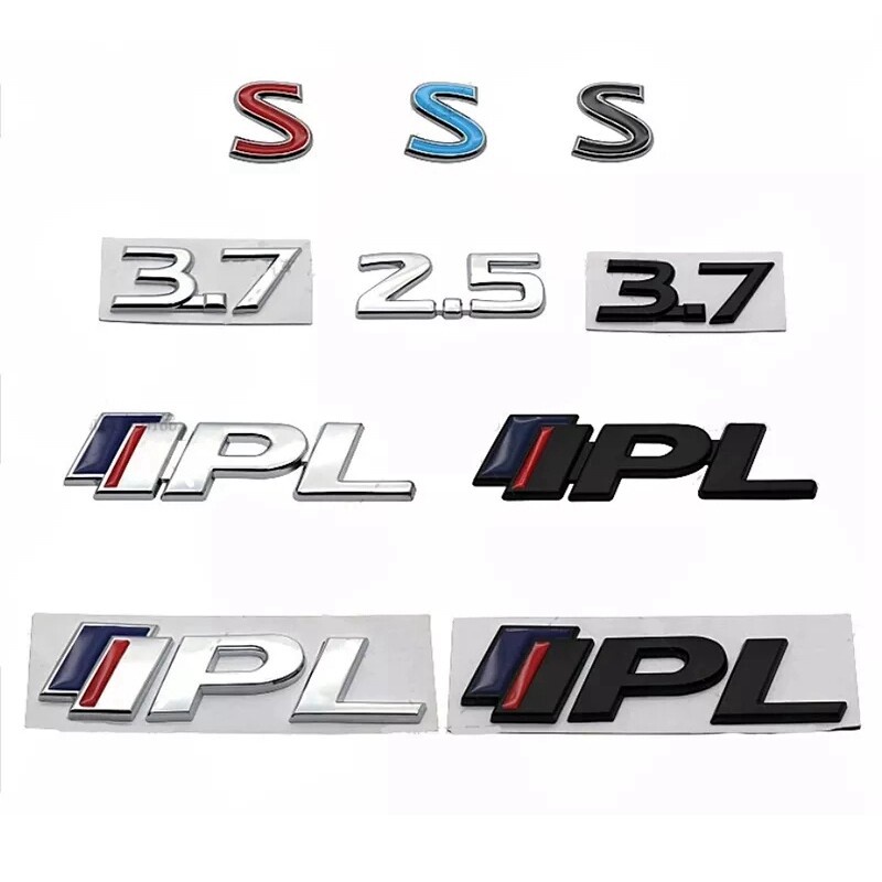 非凡免運‡infiniti IPL車標 S尾標車貼3.7 2.5排量標側標誌LOGO Q50 G37 G25 QX30