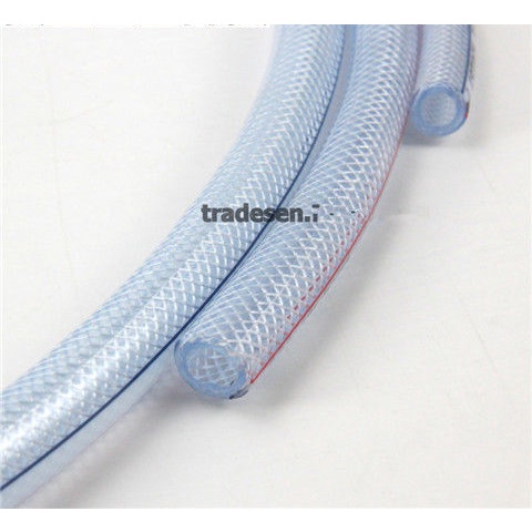 PVC纖維增強軟管 增氧管編織網管透明水管 自來水軟管 蛇皮軟管