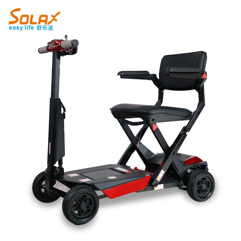 【廠家直銷】solax電動代步車3023新款四輪代步車自動折疊便攜殘疾人車