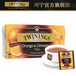 【99免運】川寧TWININGS柑桔肉桂紅茶25/50片裝花草茶水果茶冬季養生肉桂茶