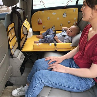 #臺灣熱銷汽車兒童車內後座折疊床轎車後排睡墊車載床墊非充氣車上睡覺神器