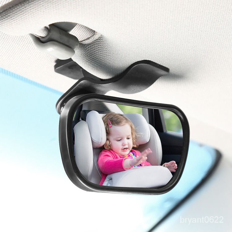 【優選精品】汽車內寶寶觀察鏡車用兒童安全座椅後視鏡加裝輔助鏡反嚮盲區鏡子ins日韓風 YHDV