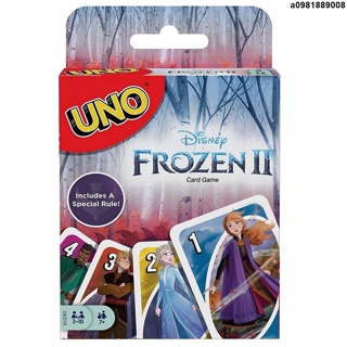 UNO Frozen 2紙牌遊戲優諾牌冰雪奇緣聯動款卡牌聚會桌遊女孩禮物遊戲卡牌 桌遊接龍多人玩具寶可夢親桌遊清清兒童