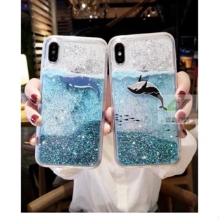 流沙鯨魚 情侶 iPhone 14 13 12 11 PRO MAX 蘋果13 mini 14plus 手機殼