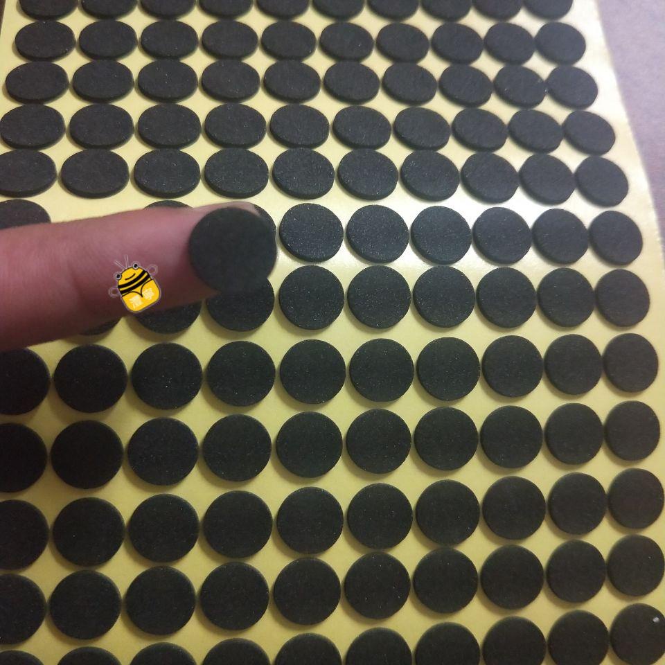 免運🌱螺絲孔美化貼 強粘黑色單面EVA泡棉海綿膠帶泡沫墊防震密封圓形方型膠墊ｓｕｐ