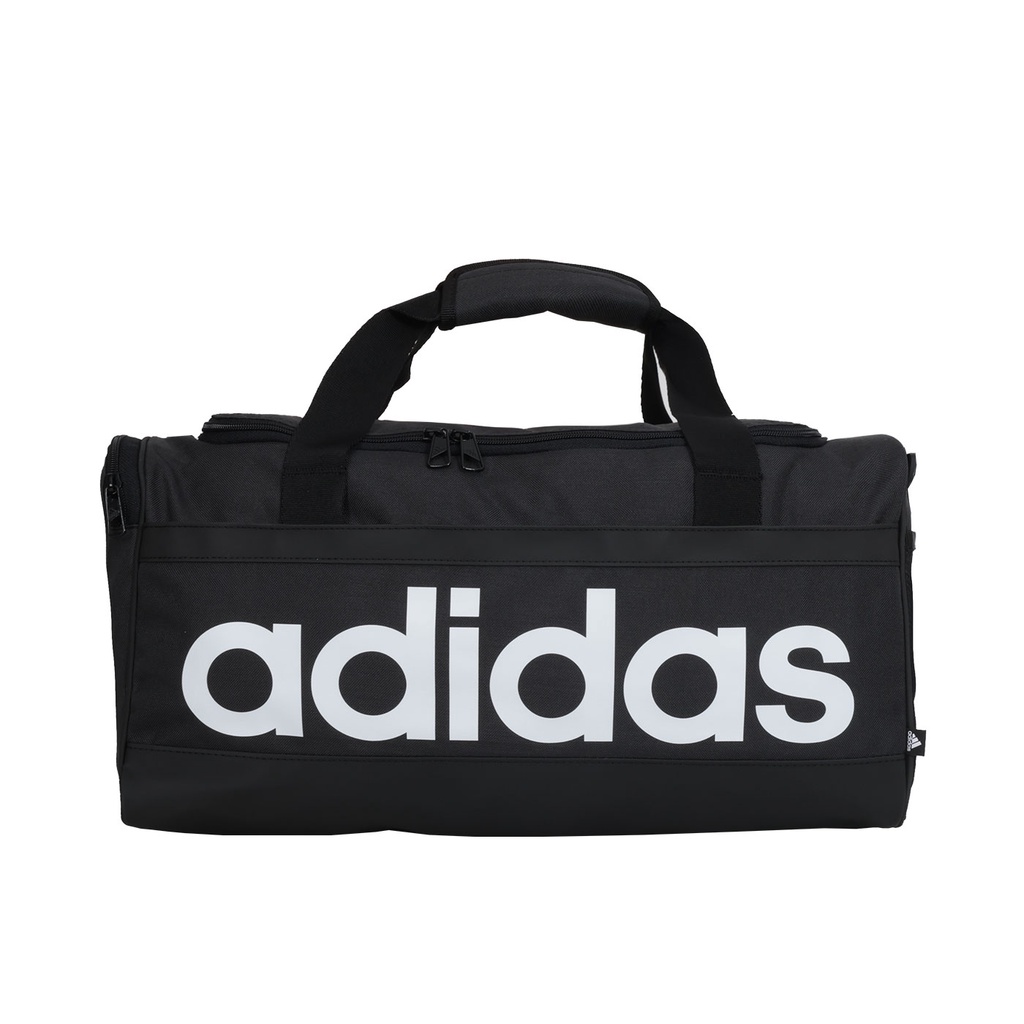 ADIDAS 中型旅行袋(側背包 裝備袋 手提包 肩背包 愛迪達「HT4742」 黑白