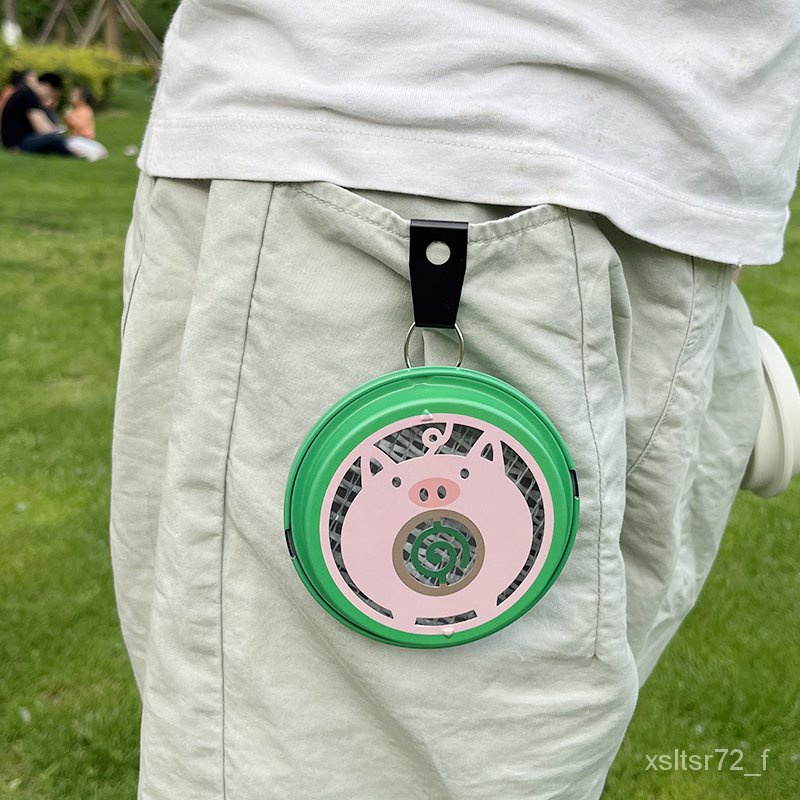 ✨超讚好物✨出口日本戶外便攜式蚊香盒露營掛身式防火創意蚊香接灰盤小蚊香盒