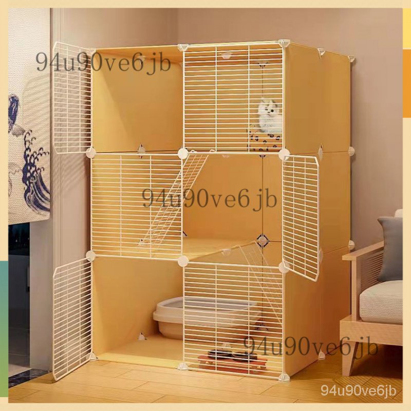 【開立發票】貓籠子傢用室內超大自由空間貓櫃貓咪貓屋別墅小型寵物籠子貓00