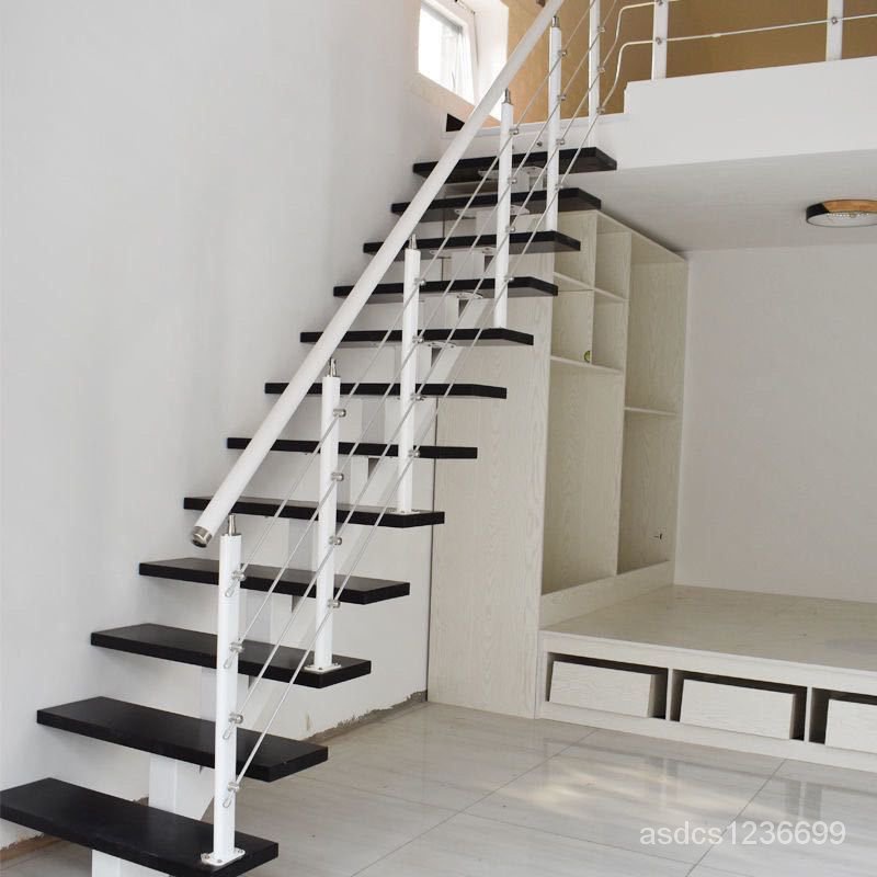 旋轉直樑樓梯複式樓梯傢用別墅整體樓梯簡約定做樓梯折疊式伸縮梯定製客製