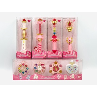 現貨日本帶回日版 萬代 Bandai小魔女DoReMi貝貝魯多 花邊 甜蜜 珠寶波隆 魔法棒 變身器 收納盒 盒玩 食玩