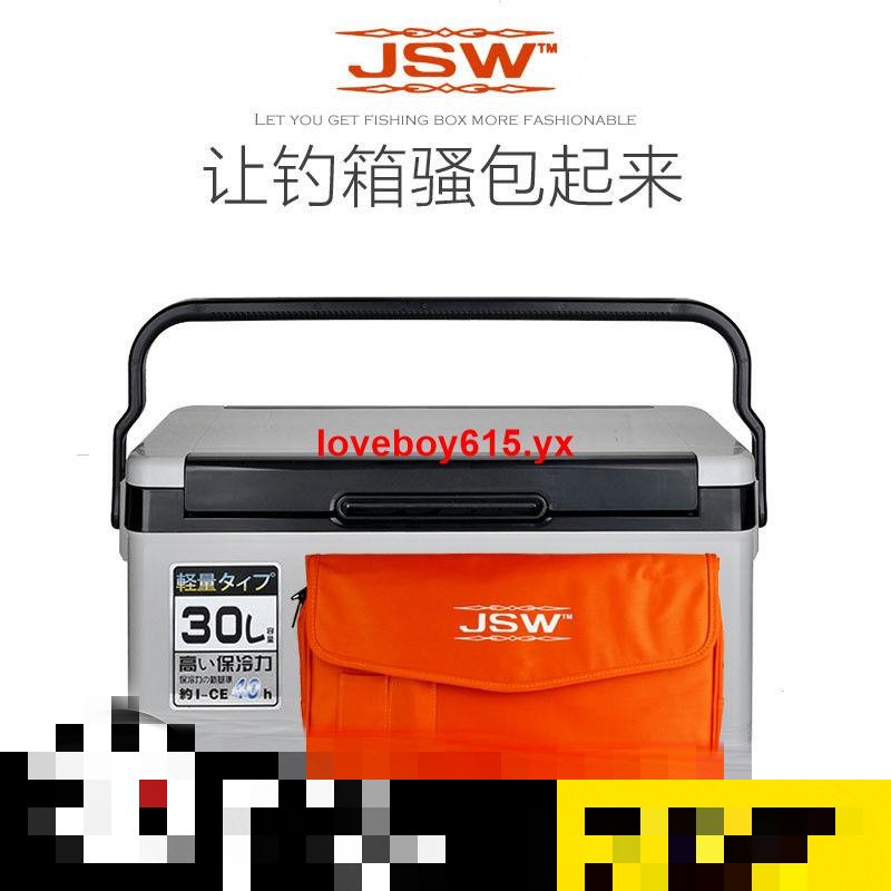瞬息銷售#連海JSW釣魚裝備側袋漁具包釣箱側包配件包置物袋 冰箱掛包
