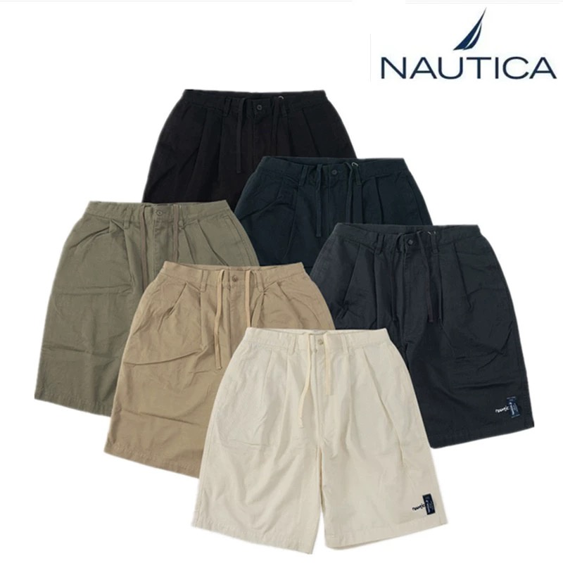 NAUTICA JAPAN 2tuck Chino Shorts 22SS 長谷川 雙褶斜紋 工裝短褲 短褲 五分褲