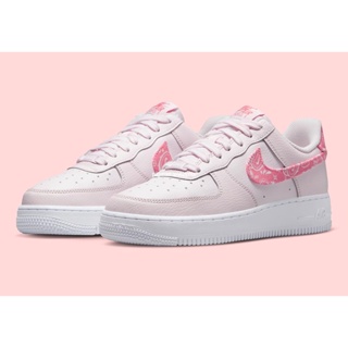 Nike Air Force 1'07 Low 腰果花霧霾粉紫 空軍 低幫女滑板鞋 FD1448-664