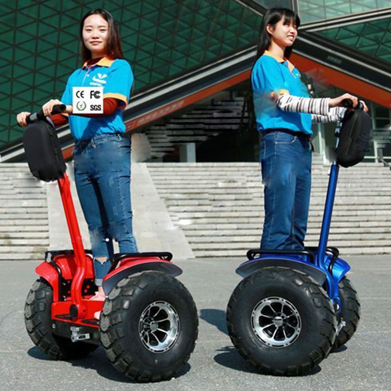 【台灣熱銷】電動兩輪智能平衡車成人款體感代步越野沙灘物業巡邏車大輪成年人
