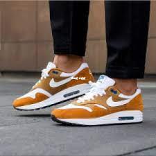 Nike Air Max 1 PRM 土耳其黃 白底 氣墊 緩震 皮革 休閒百搭運動鞋908366-700男女鞋