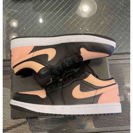 全新正品Air Jordan 1 Low “Crimson Tint”黑粉腳趾 低筒 休閒鞋 運動鞋553558-034