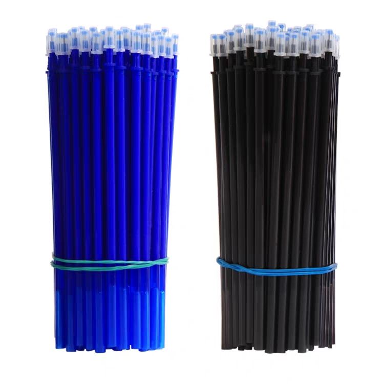 擦擦筆筆芯 摩易擦可擦筆芯針管頭0.5小學生晶藍色黑色熱可擦替芯 ZQOK