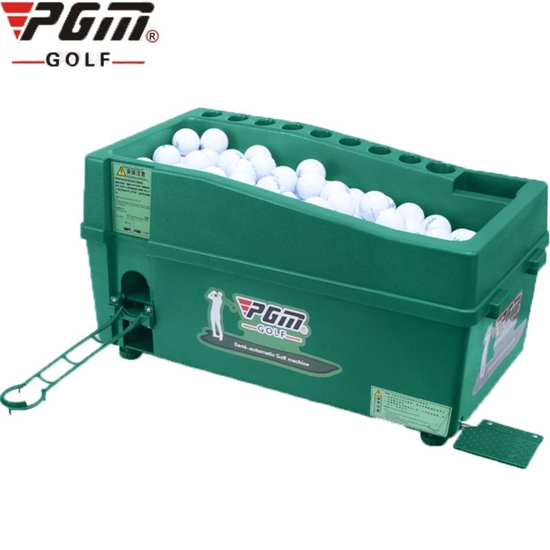 【台灣熱銷】高爾夫發球機室內訓練器半自動陪練器練習場大容量多功能發球盒