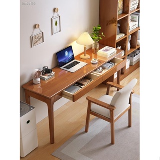 免運大賣場 桌子 全實木極窄電腦桌40/45cm寬現代簡約辦公桌小戶型臥室長條書桌子