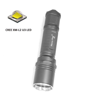 Manta Ray M6 Cree XM-L2 Flashlight 1200 Lumens Led Torch wit