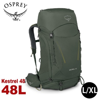 【OSPREY 美國 Kestrel 48 登山背包《盆景綠L/XL》48L】自助旅行/雙肩背包/行李背包