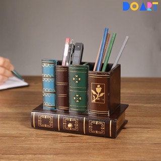 💦熱銷/筆筒歐式復古創意筆筒辦公室桌面輕奢高階感學生書桌收納盒擺件大容量