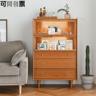福利清倉-【特價免運】實木鬥櫃收納櫃北歐日式抽屜邊櫃客廳雜誌櫃儲物櫃現代簡約餐邊櫃 北歐實木餐邊櫃 日式邊櫃