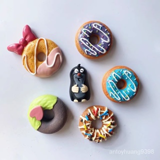 創意甜甜圈 磁性冰箱貼 裝飾糖果 冰箱貼 創意樹脂 仿真立體 磁性貼