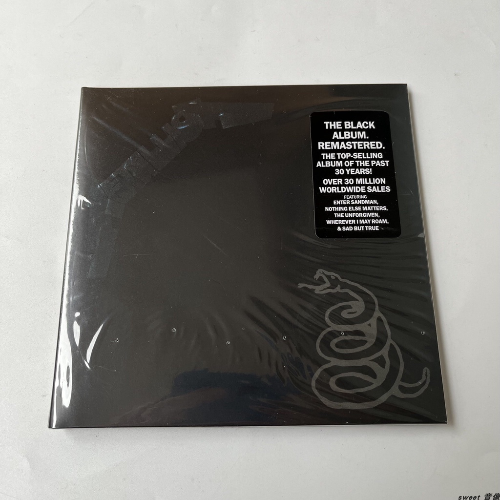 全新CD 金屬樂隊 Metallica 同名專輯 The Black Album再版