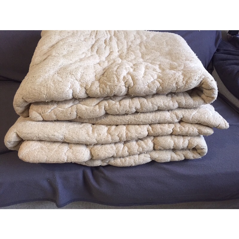 二手棉被 單人 傳統 手工棉被 古早 牽紗棉被 200x142cm 3.7kg 寒流專用 無附被套
