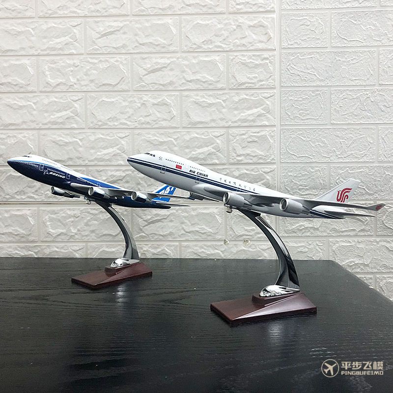 32CM國航波音747-400仿真飛機模型原型機747客機模型禮品收藏擺件