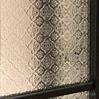 🔥嚴選好貨🔥中式複古玻璃貼紙透光不透明窗戶防走光防窺視磨砂貼膜窗花靜電貼 X6J8