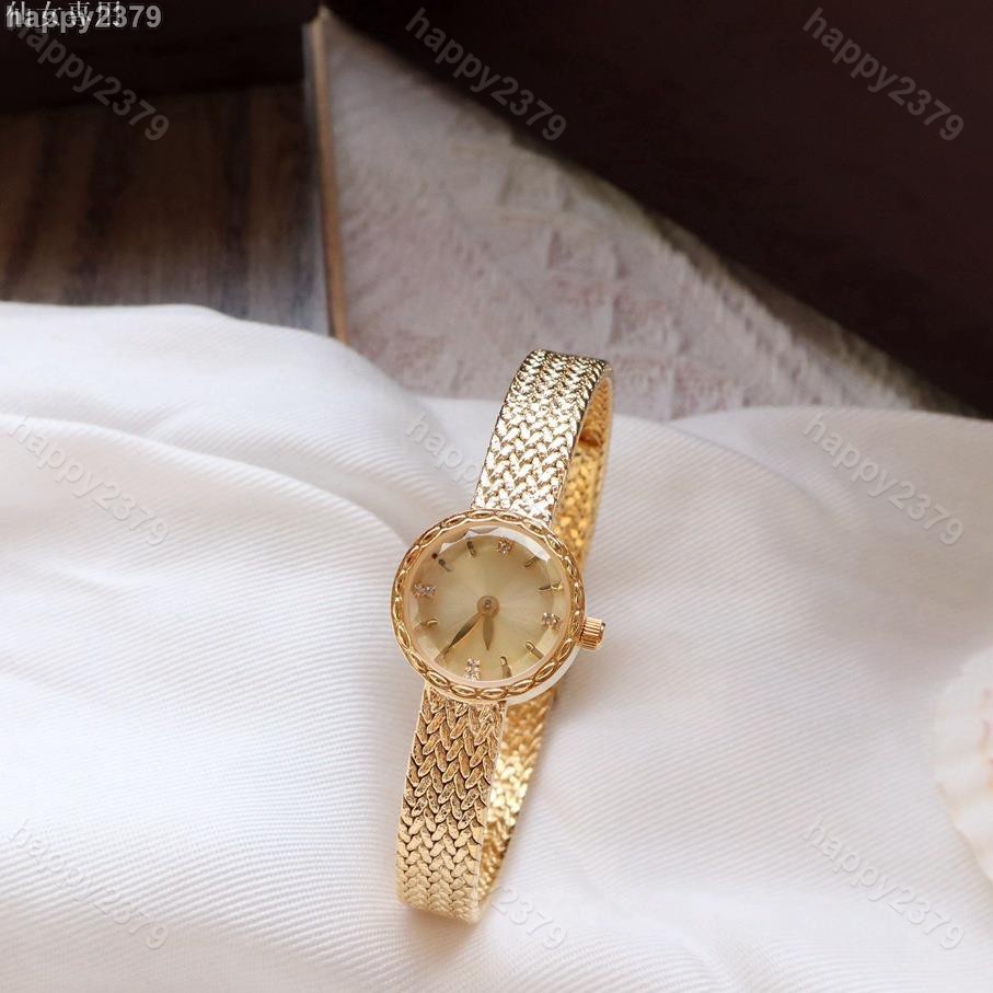 【晴天優選】日本agete簡約復古小眾輕奢小金錶女網紅爆款小巧精緻小錶盤手錶