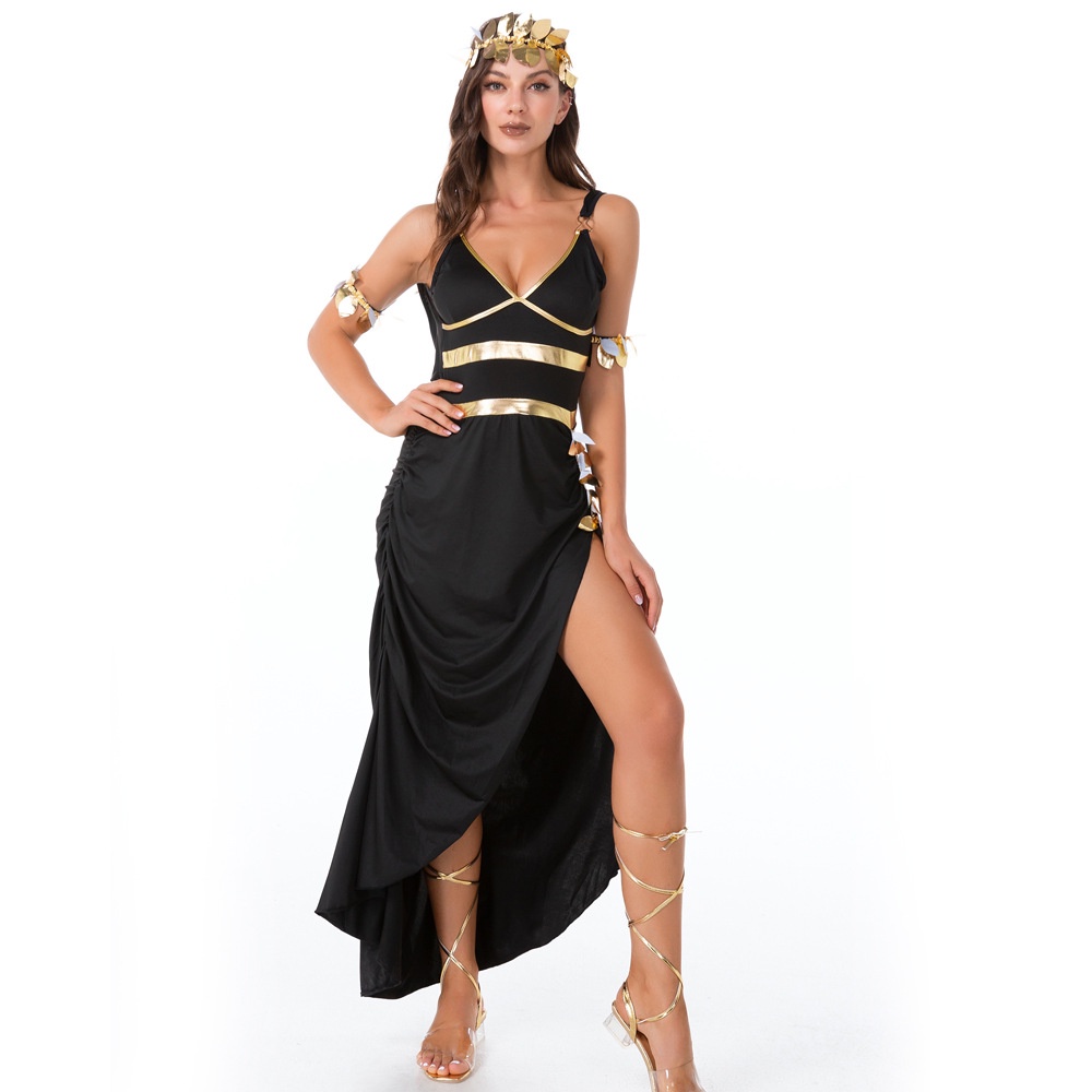 萬圣節cosplay化妝舞會服裝女埃及艷后 羅馬公主 希臘女神衣服