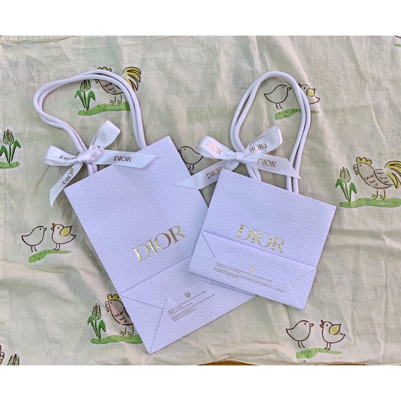 🎀妝可愛🎀 DIOR 迪奧 一樓美妝專櫃 大、中、小提袋、紙袋 附 緞帶 【台灣專櫃贈品】