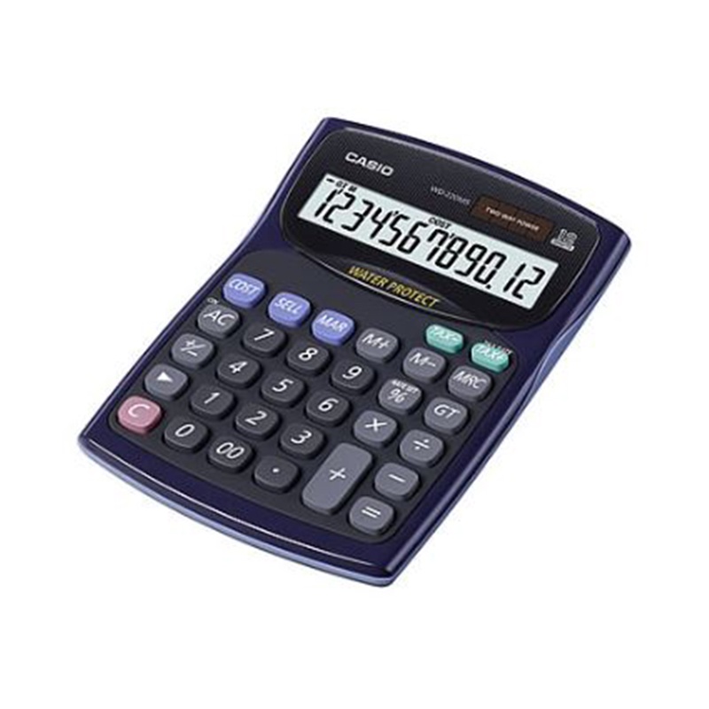 蝦皮隔日到貨 CASIO 卡西歐 計算機WD-220MS-BU 墊腳石購物網