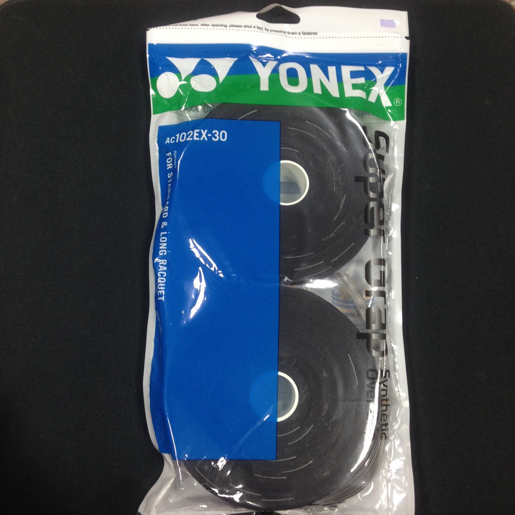 Yonex AC102 EX 握把布 (30入) 黑 [握把布]【偉勁國際體育】