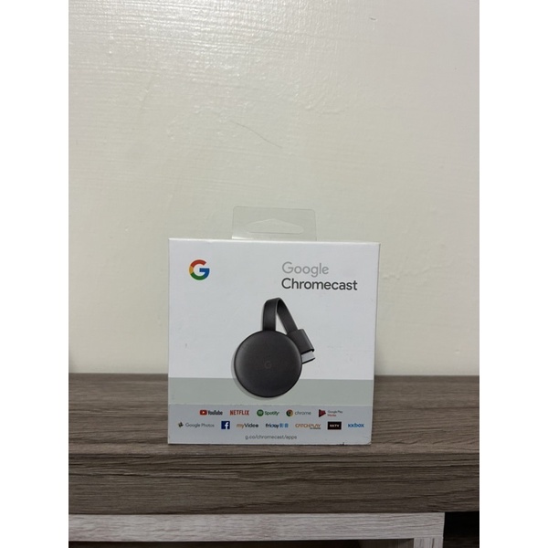 Google Chromecast 第 3代 HDMI媒體串流播放器(二手）