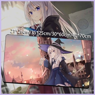 灰之魔女 伊蕾娜角色滑鼠墊 魔女之旅周邊鍵盤滑鼠桌墊 白毛魔女 二次元動漫周邊美少女桌墊 支援客製化圖案