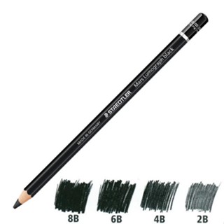 蝦皮隔日到貨 STAEDTLER 施德樓 MS100B 黑桿專業素描專用鉛筆 (6B)墊腳石購物網