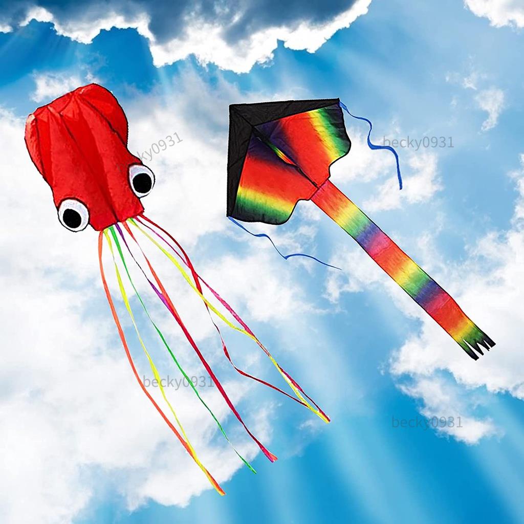🎉免運🎇戶外風箏 4米大花枝 卡通風箏 新款風箏 飛行玩具 小豬佩琪 皮卡丘 戶外玩具 益智玩具 風箏