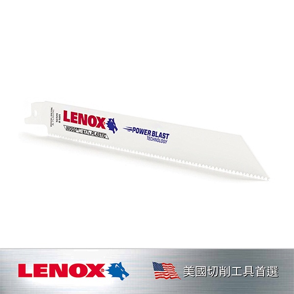 美國 狼牌 LENOX 雙金屬軍刀鋸片 中型金屬  LETC20578818R(5pc)