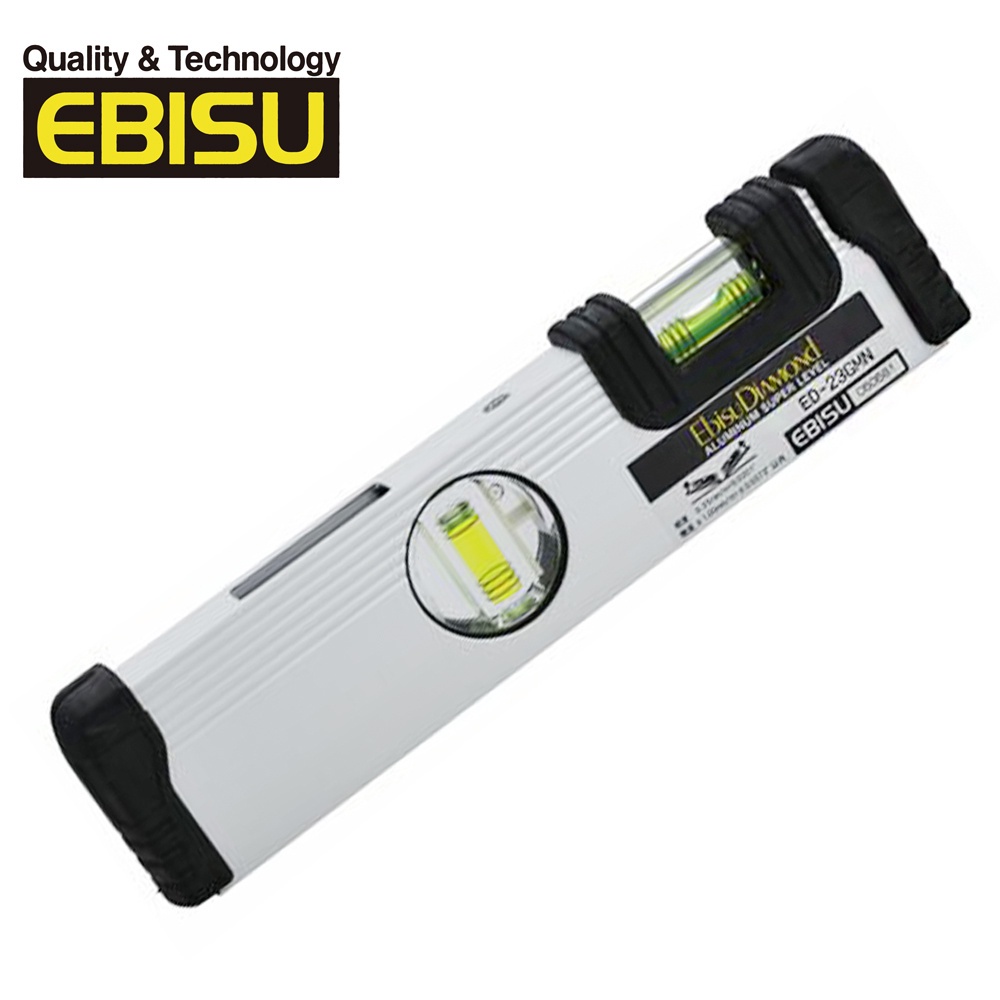 EBISU Mini系列 - G 耐衝擊水平尺(有磁)230mm｜ASTool 亞仕托