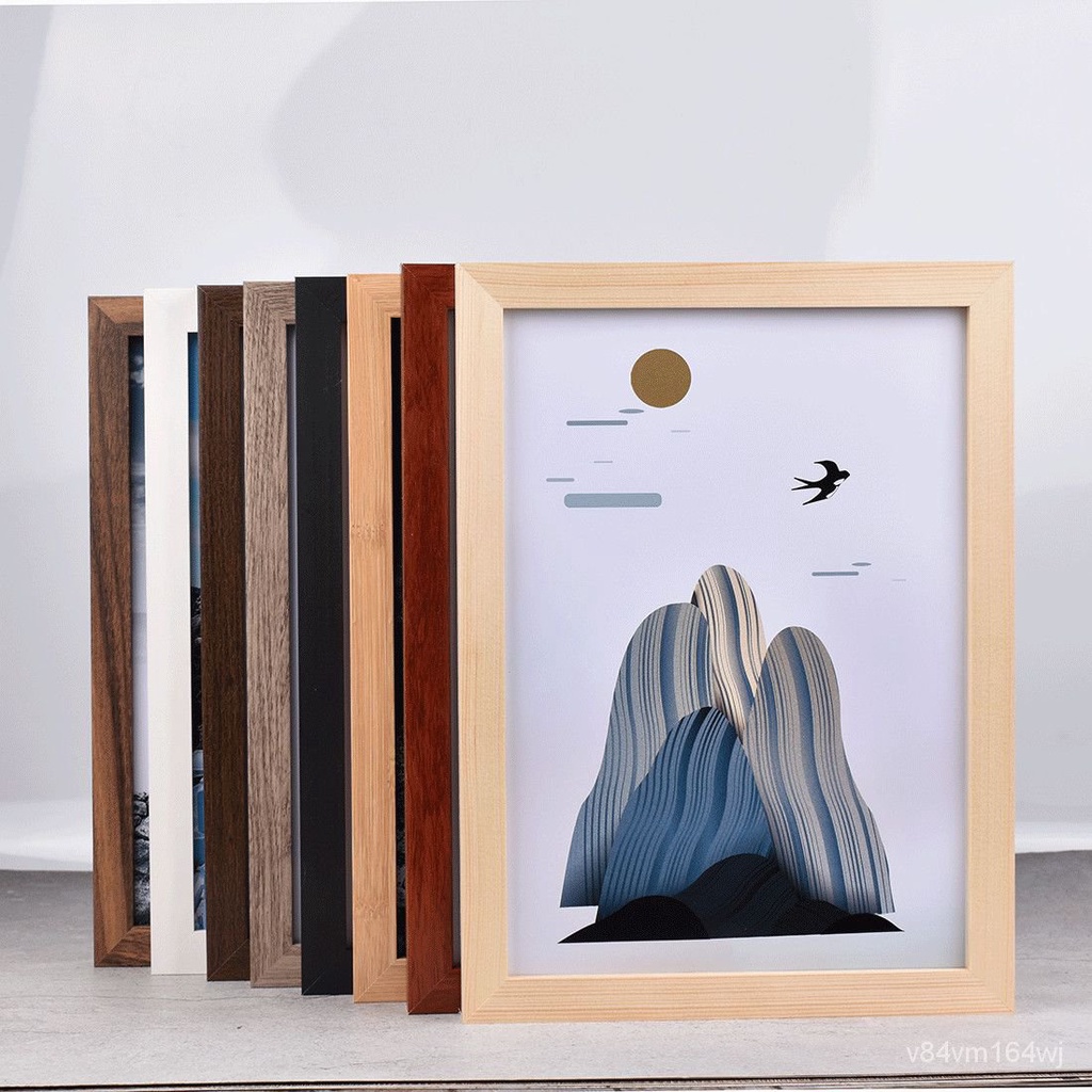 【優選好物】實木相框掛墻16寸20拚圖24海報8K4開框架A3 a4定製30素描裝裱畵框jioyh PR5G