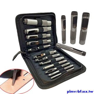 爆款特惠*皮帶沖組合打孔器打孔沖子2.5-40打眼鉆孔沖腰帶圓沖打洞沖孔器