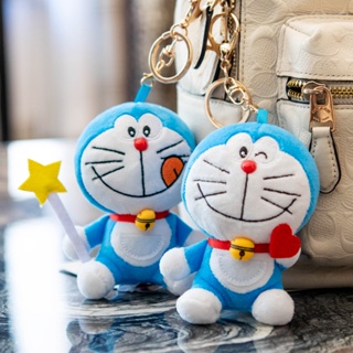 23 臺灣熱賣 哆啦A夢鑰匙扣掛件可愛迷你小號機器貓公仔背包書包玩偶掛飾